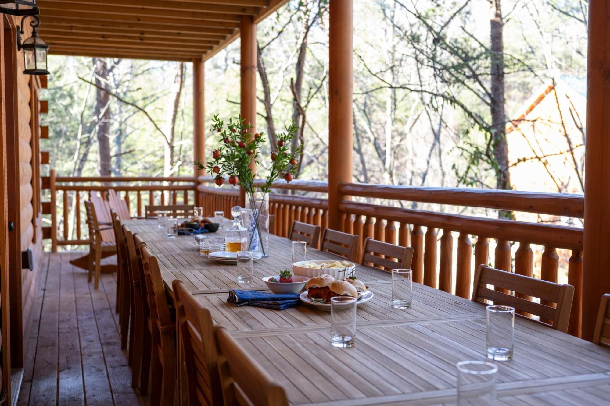 Sycamore By Avantstay Spectacular Mountain Home W Indoor Pool Hot Tub Home Theatre Fire Pit Sevierville Εξωτερικό φωτογραφία