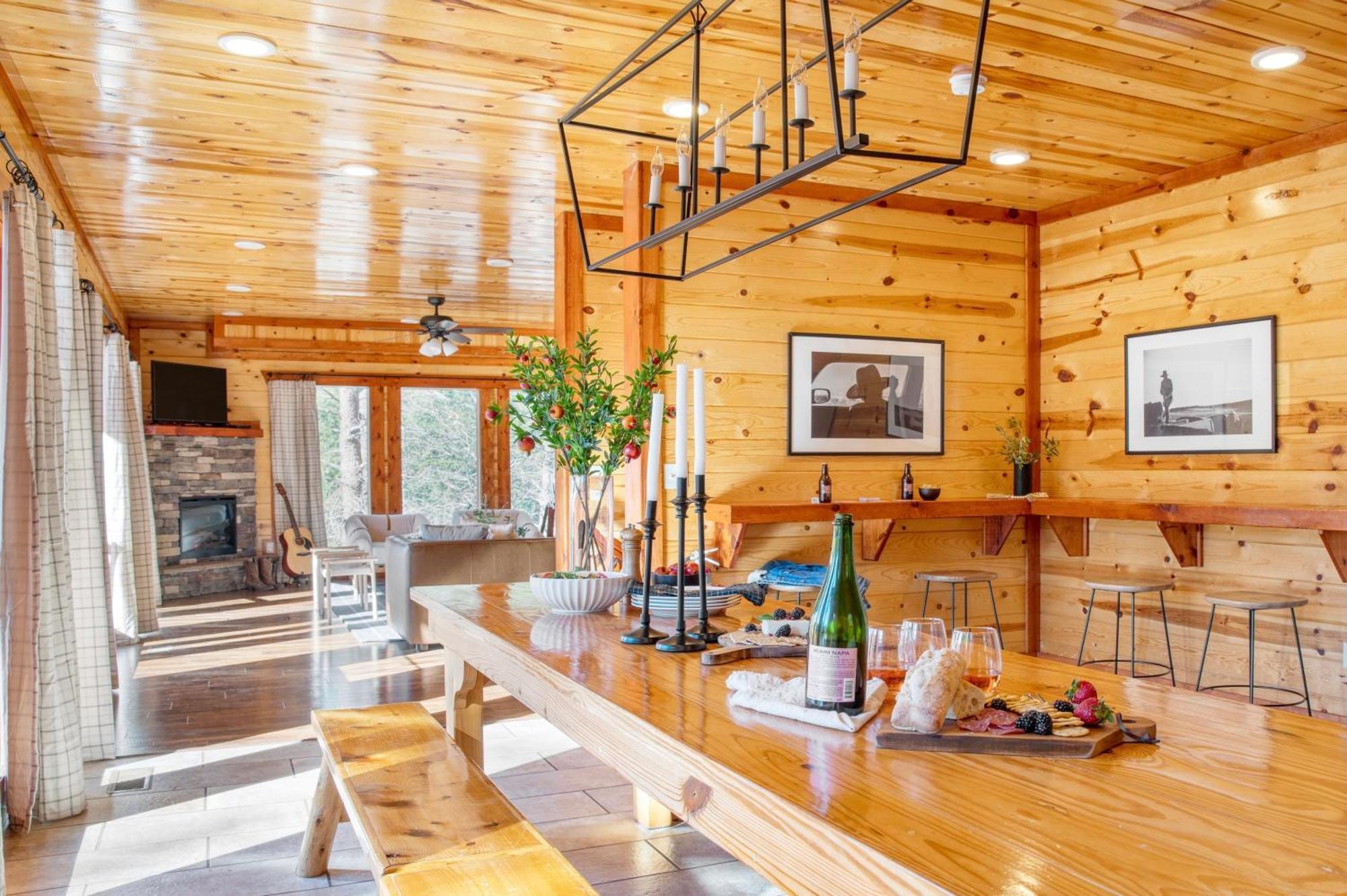 Sycamore By Avantstay Spectacular Mountain Home W Indoor Pool Hot Tub Home Theatre Fire Pit Sevierville Εξωτερικό φωτογραφία